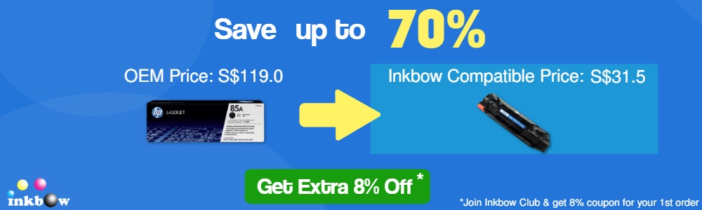 OEM Vs inkbow compatible price banner